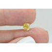 Cushion Cut Diamond Fancy Yellow Color SI1 1.01 Carat