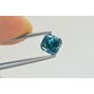 Cushion Cut Diamond Fancy Blue Color VS1 1 Carat