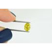 Oval Cut Diamond Fancy Yellow IGI Certified 1.01 Carat SI1