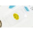 Oval Shape Diamond Fancy Yellow 1.00 Carat SI2 IGI Certified