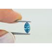 Loose Marquise Shape Diamond Fancy Blue 0.71 Carat SI1