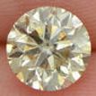 Loose Diamond Round Fancy Champagne 1.02 Carat SI1