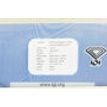 Asscher Diamond Fancy Blue Color 1.02 Carat SI1 IGI Certificate