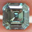 Asscher Cut Diamond Blue Color 1.02 Carat VS2