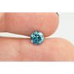 Loose Round Shaped Blue Diamond 1.00 Carat SI1