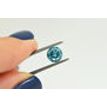 Loose Round Shaped Blue Diamond 1.00 Carat SI1