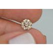 Round Cut Diamond Natural Champagne Color 1.20 Carat VS2