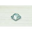Blue Princess Diamond Certified 1.01 Carat SI2