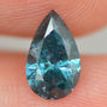 1.01 Carat Pear Shape Diamond Fancy Blue Color I1 Clarity Loose Enhanced Real 9.01X5.46 MM For Wedding Ring