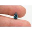 1.01 Carat Pear Shape Diamond Fancy Blue Color I1 Clarity Loose Enhanced Real 9.01X5.46 MM For Wedding Ring