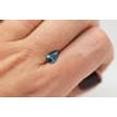 1.01 Carat Pear Shape Diamond Fancy Blue Color I1 Clarity Loose Enhanced Real 9.01X5.46 MM For Wedding Ring