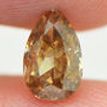 Pear Shape Diamond Fancy Champagne 1.23 Carat SI2