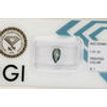Pear Shape Diamond Fancy Greenish Blue 1.01 Carat SI1 IGI Certified