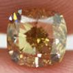 Cushion Cut Diamond Fancy Yellowish Brown 1.06 Carat SI1 GIA 