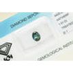 Oval Cut Diamond Fancy Green Blue Color SI1 1.01 Carat IGI Certified
