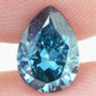 Pear Shape Diamond Fancy Blue Color 1.01 Carat VS2