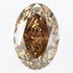 Fancy Brown Oval Cut Diamond IGI Certified 1.26 Carat VS1