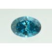 Oval Diamond Fancy Blue Color 1.01 Carat VS2