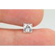 Natural Princess Diamond Loose 0.97 Carat F/SI1 5.19 MM