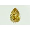 Pear Shape Diamond Fancy Brown Yellow Color 1.02 Carat Polished SI1 GIA Certificate
