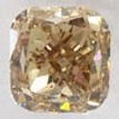 Cushion Cut Diamond Natural Fancy Brown 1.01 Carat SI2 IGI Certificate