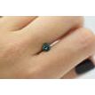 Loose Green Diamond Round Shaped Fancy Color 0.56 Carat SI1 Enhanced Certified