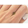 Cushion Cut Diamond Fancy Brownish Green Color 1.01 Carat VVS1