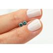 Loose Green Round Diamonds Matching Pair 0.41 TCW VS2/SI1