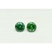 Round Diamond Pair Green Color VS1/2 0.44 TCW