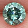 Loose Diamond Round Fancy Green 0.40 Carat VS2