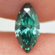 Marquise Cut Diamond Fancy Green Color 0.45 Carat VVS2