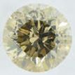 Round Diamond Natural Brown 0.64 Carat I1 IGI Certificate