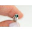 Loose Green Diamond Round Shaped Fancy Color 0.56 Carat SI1 Enhanced Certified