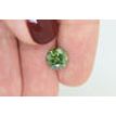 Round Cut Diamond Fancy Olive Green Loose 2.07 Carat VS2