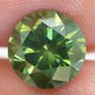 Round Cut Diamond Fancy Olive Green Loose 2.07 Carat VS2
