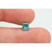 Princess Shape Diamond Fancy Turquoise Color I1 Loose One Carat Enhanced Real