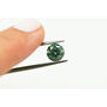 Loose Diamond Fancy Turquoise Color Round Shaped 1.54 Carat SI2