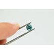 Loose Diamond 0.55 Carat Round Cut Fancy Green Color Enhanced SI1 Certified 5.11X5.06 MM For Engagement Ring