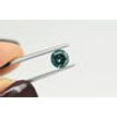 Loose Fancy Green Round Diamond 0.67 Carat SI1