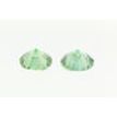 Round Shape Diamond Pair Fancy Green Color 0.60 TCW VS2