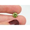 Round Green Diamond 2.01 Carat SI2 7.74X7.68 MM