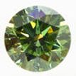 Round Shape Diamond Fancy Green Color 2.01 Carat VS2