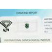 Oval Cut Diamond Fancy Green Blue 0.61 Carat SI2 IGI Certificate