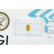 Oval Diamond Fancy Brown Yellow 0.61 Carat SI1 IGI Certificate