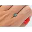 Loose Fancy Greenish Blue Princess Diamond 0.75 Carat SI3