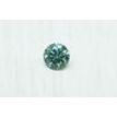Loose Round Shape Fancy Green Diamond 0.72 Carat SI1
