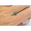 0.65 Carat Round Cut Fancy Green Color Loose Real Diamond SI2 Enhanced For Engagement Ring