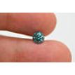 Loose Green Diamond Round Shape Fancy Color 0.76 Carat SI2 Enhanced Certified