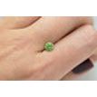 Round Shape Diamond Loose Greenish Yellow 0.72 Carat SI2 Enhanced For Wedding