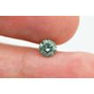 Loose Fancy Green Diamond Round Shape 0.61 ct SI1